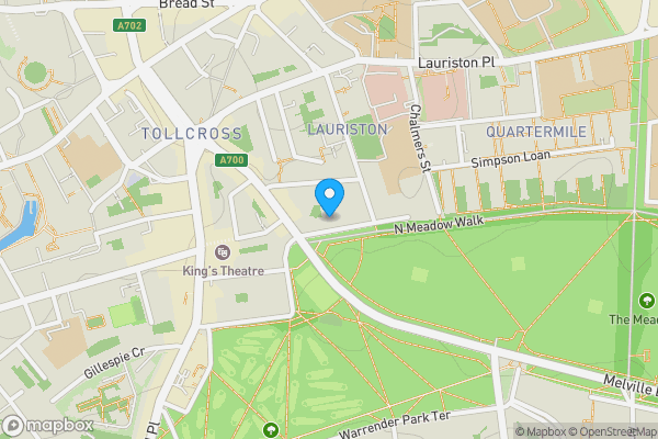 Map location for 4/6 Lonsdale Terrace, Edinburgh, Midlothian, EH3 9HN