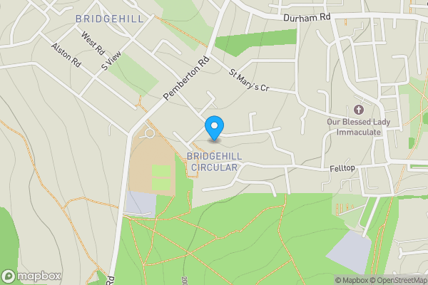 Map location for Glenluce Court, Consett , DH8 8TL