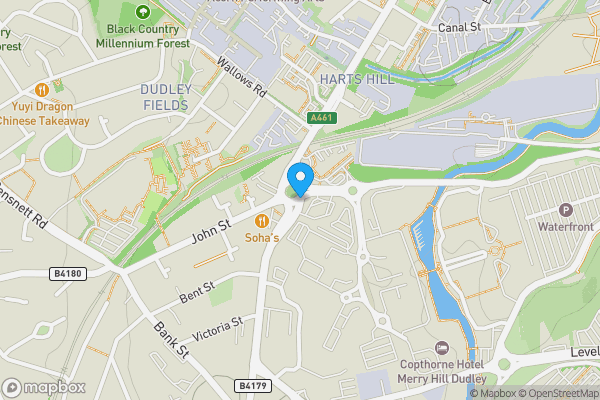 Map location for Dudley Road, BRIERLEY HILL, West Midlands, DY5 1LZ