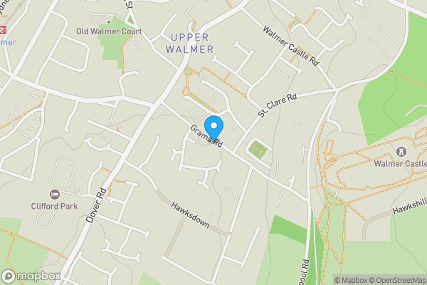 Map location for Grams Road, Deal, Kent, CT14 7NU