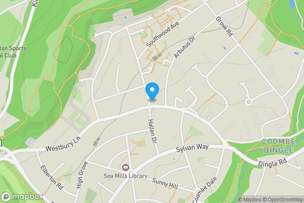 Map location for 40, Westbury Lane, Coombe Dingle, BS9 2PP