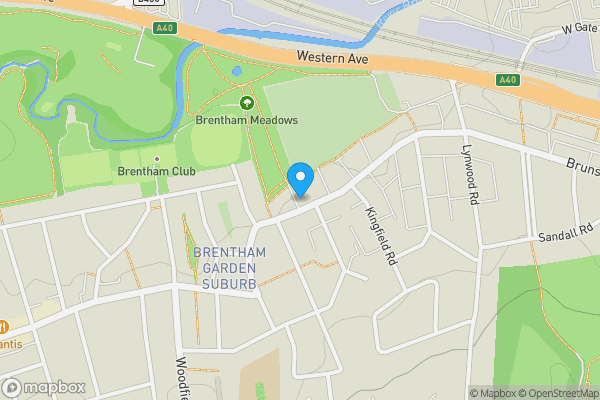 Map location for Plot of Land Fowlers Walk / Brunswick Road, London, W5 1BB