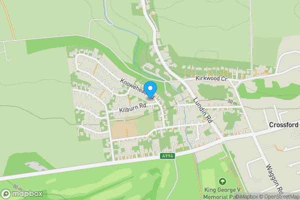 Ky12 Postcode Map Land at Hilton Wood, Crossford, Dunfermline, Fife, KY12 8PQ
