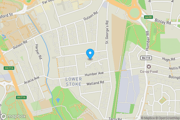 Map location for 61 Firedrake Croft, Coventry, West Midlands, CV1 2DR