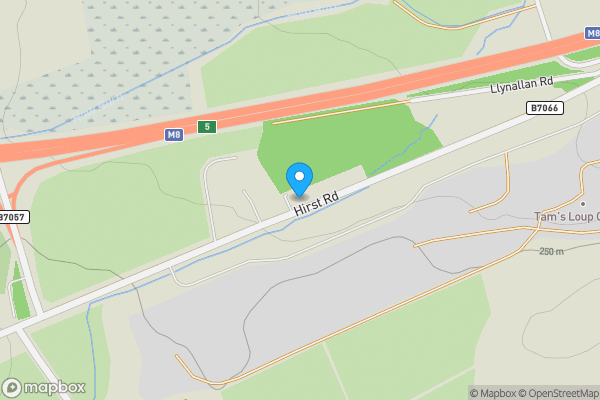 Map location for 78 Hirst Road, Harthill, Shotts, North Lanarkshire ML7 5TL