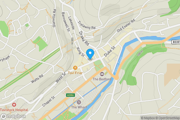 Map location for 24 Market Street, Tavistock, Devon PL19 0DD