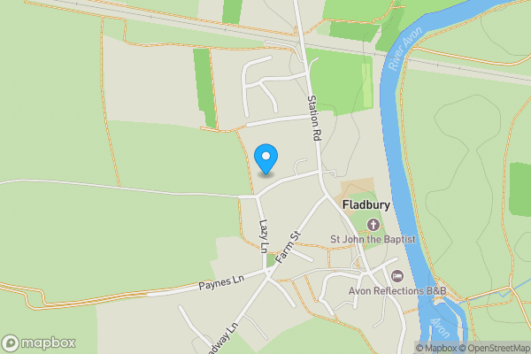 Map location for Manor House Barn , Coach Drive, , Fladbury, WR10 2QN