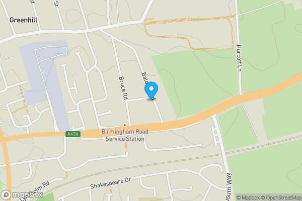 Map location for Coates Road, Kidderminster, Worcestershire, DY10 2TZ