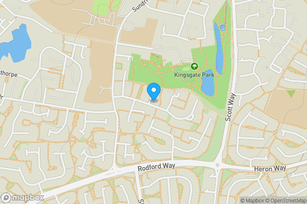 Map location for 25, Sunningdale, Yate, Bristol, BS37 4HD