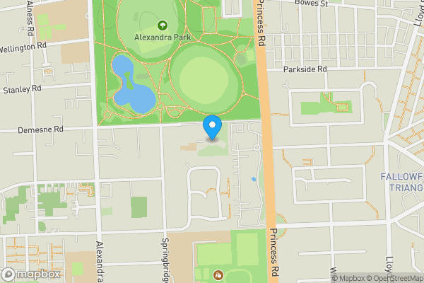 Map location for Montgomery House, 309 Demense Road, Manchester, M16 8PH