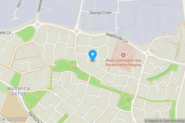 Map location for 7 Parolles Close Heathcote, Warwick, Warwickshire, CV34 6GL