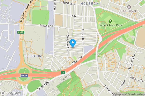 Map location for 26 Recreation Crescent, Leeds, West Yorkshire LS11 0AJ