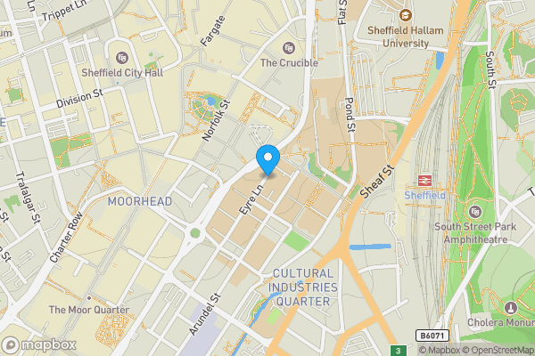 Map location for Apartment 103, Pearl Works 2 Howard Lane, Sheffield, South Yorkshire, S1 2FT