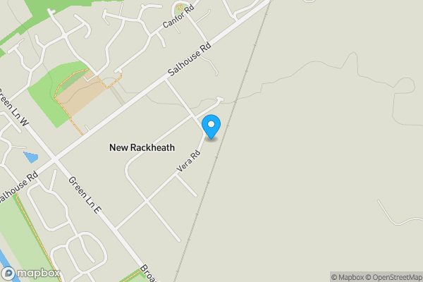Map location for 21 Vera Road Rackheath, Norwich, Norfolk, NR13 6QP
