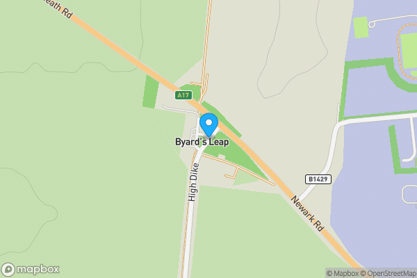 Map location for Byards Leap, SLEAFORD, Lincolnshire, NG34 8EY