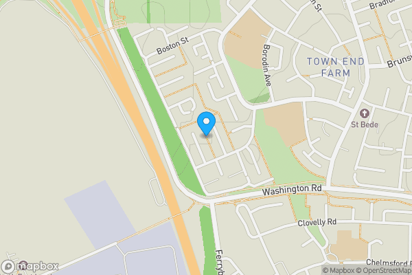 Map location for Benfleet Avenue, Sunderland, SR5