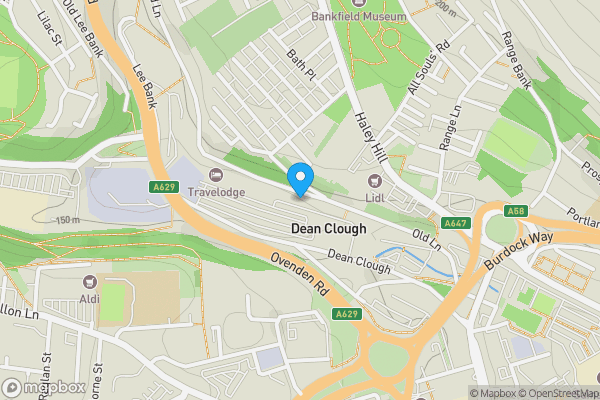 Map location for 23 Martin's Mill, Pellon Lane, Halifax, West Yorkshire HX1 5QJ - Guide Price £35,000+