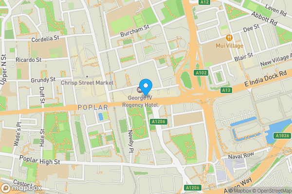 Map location for 227 East India Dock Road, Poplar, London, E14 0EG