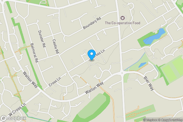 Map location for 24 Cross Lane, Mountsorrel, Loughborough, Leicestershire LE12 7BY