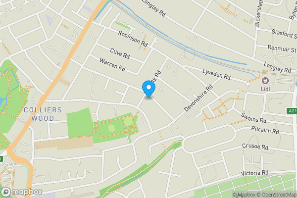 Map location for 4 Wilton Road, Colliers Wood, London SW19 2HB