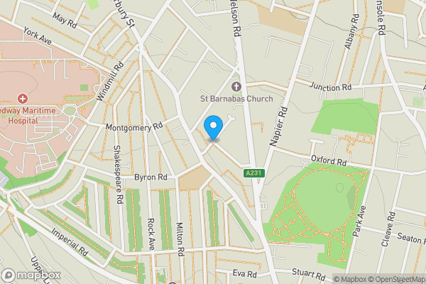 Map location for Kimberley Road, GILLINGHAM, Kent, ME7 4NE
