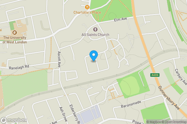 Map location for 4 Elgar Avenue, Ealing, London
