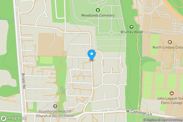 Map location for 2 Salcombe Court, Plymouth Road, Scunthorpe, Lincolnshire, DN17 1XE