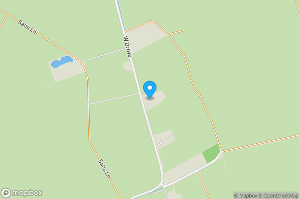 Map location for 1 West Drove North, Walton Highway, Wisbech, Norfolk PE14 7DP