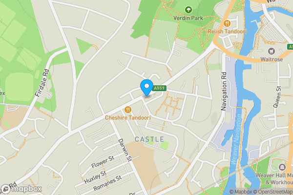 Map location for Henry's Hair Centre, 19 & 19a Chester Road, Northwich, CW8