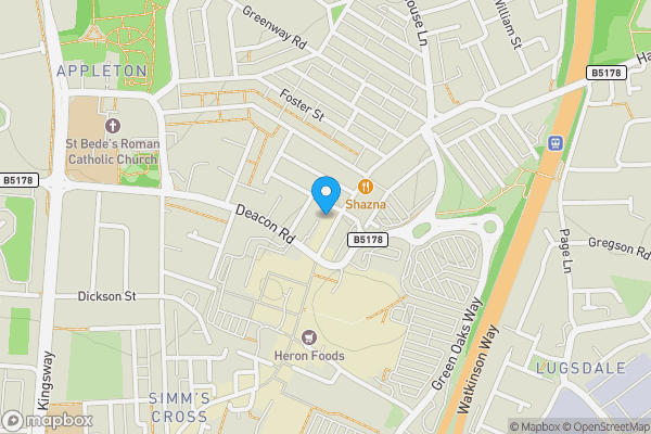 Map location for The Imperial, 71b, Albert Road, Widnes, Cheshire, WA8 6JS