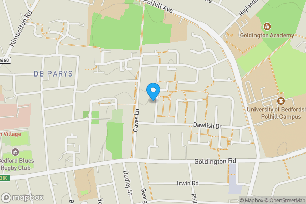 Map location for Seaton Drive, Bedford, Bedfordshire, MK40 3BG