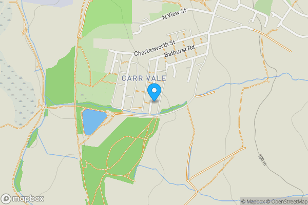 Map location for 71 Scarsdale Street, Bolsover, Chesterfield, Derbyshire, S44 6JN