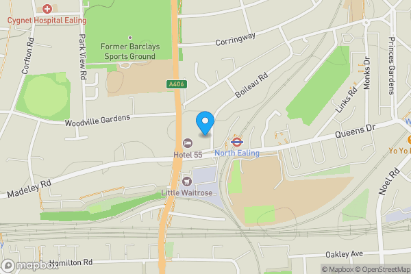 Map location for Flat 114 Balcon Court, London, W5 3AZ