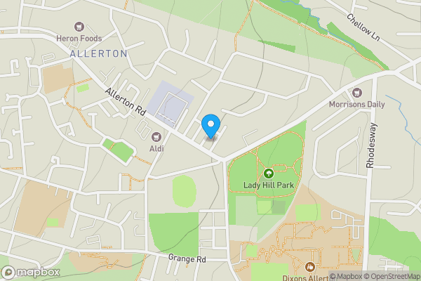 Map location for 8, Grape Street Allerton, Bradford, BD15 7RE