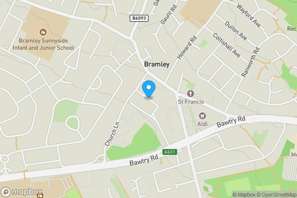 Map location for Westfield Road, ROTHERHAM, South Yorkshire, S66 2RX