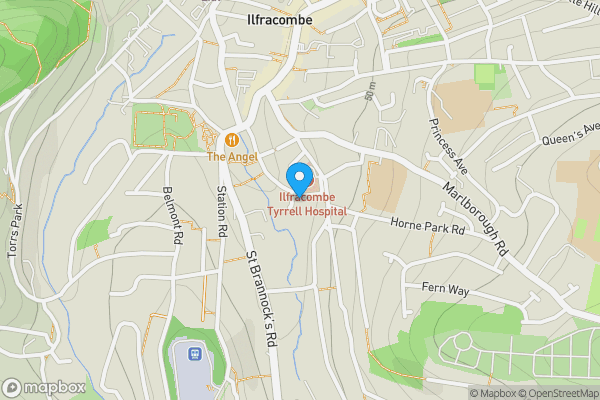 Map location for 31 Horne road, Ilfracombe, ex34 8hd