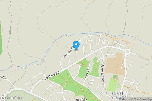 Map location for Caldey Place, Blaenymaes, Swansea, West Glamorgan, SA5 5PN