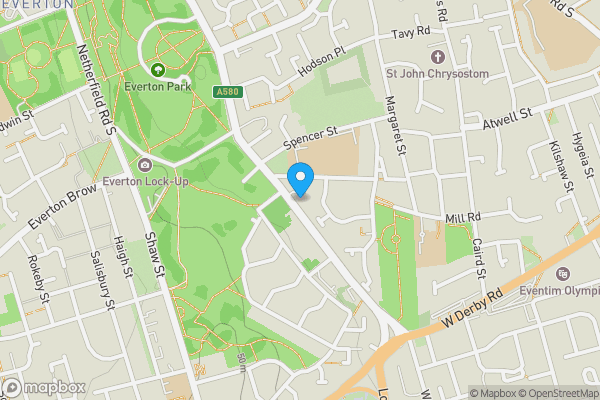 Map location for Everton General Practice, 70 Everton Road, Liverpool, Merseyside, L6 2EW