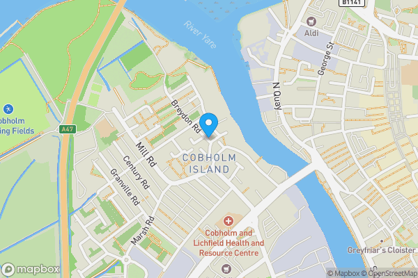 Map location for 7 Lady Haven Road, Great Yarmouth, Norfolk, NR31 0AD