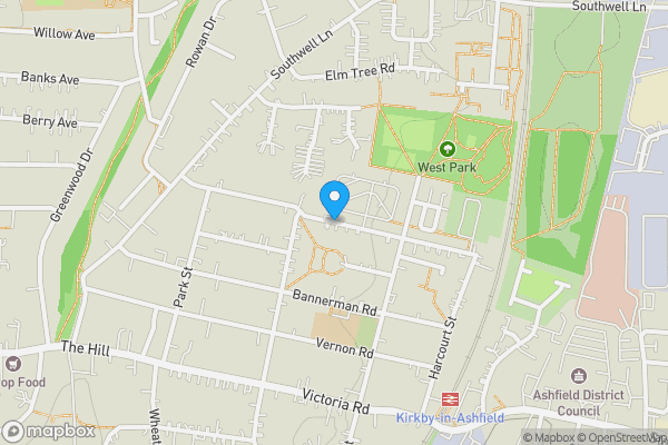 Map location for Hartley Road, Nottingham, Nottinghamshire, NG7 3BB