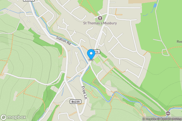 Map location for The Cotton House, 533 Helmshore Road, Rossendale, Lancashire BB4 4LQ