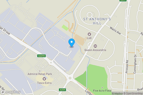 Map location for Unit 4, 16a Maple Road, Eastbourne, East Sussex UB2 5AN