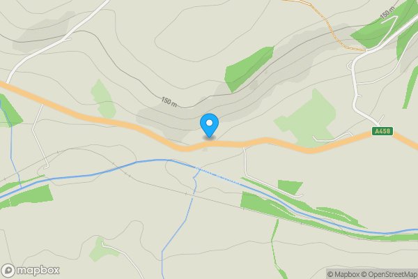 Map location for henllan mill , llangyniew, powys, sy21 9en
