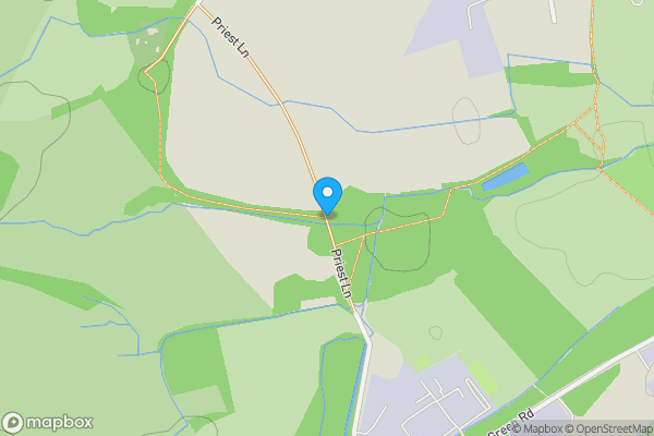 Map location for Land off, Priest Lane, WOKING, Surrey, GU24 9NE