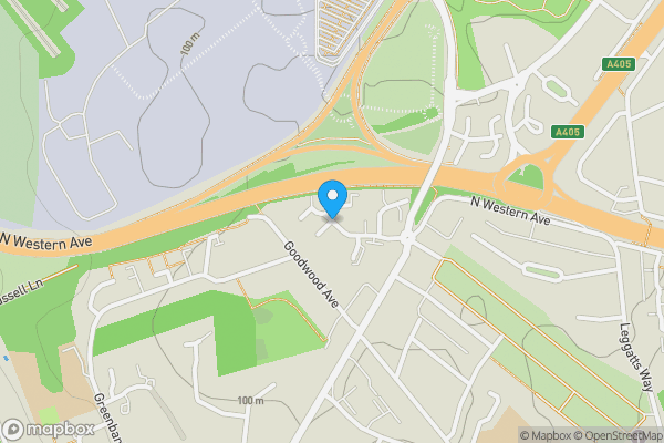 Map location for Courtlands Close, Watford, Hertfordshire, WD24 5GZ