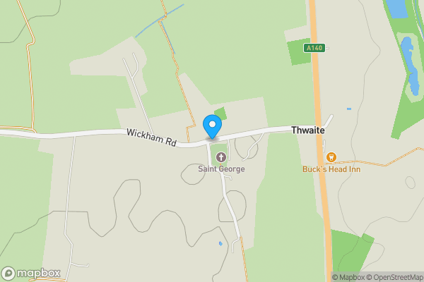 Map location for Stone Cottages, Wickham Road, Eye, Suffolk, IP23 7EE