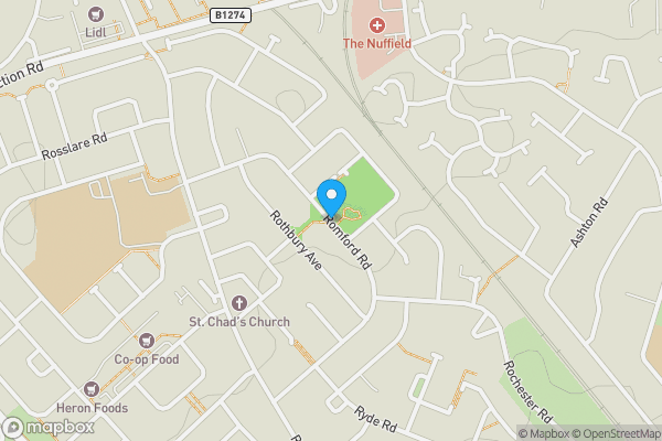 Map location for Romford Road, STOCKTON-ON-TEES, Cleveland, TS19 9HH