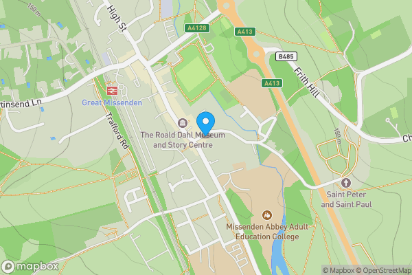 Map location for 12 Church Street, Great Missenden, HP16 0AX