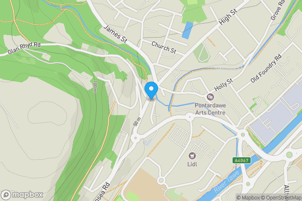 Map location for 4 Swansea Road, Pontardawe, Swansea, SA8 4AB