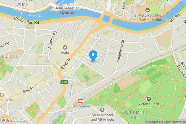 Map location for Fiddlers Club, Willway Street, Bedminster, BS3 4BG